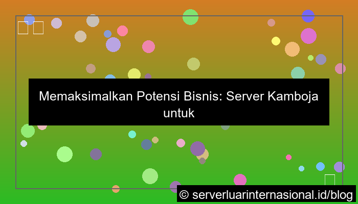 server kamboja data warehouse