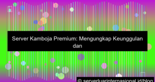 server kamboja premium