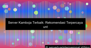server kamboja rekomendasi