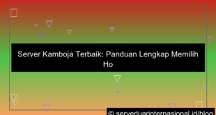 server kamboja terbaik