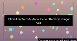 visual server kamboja untuk apache