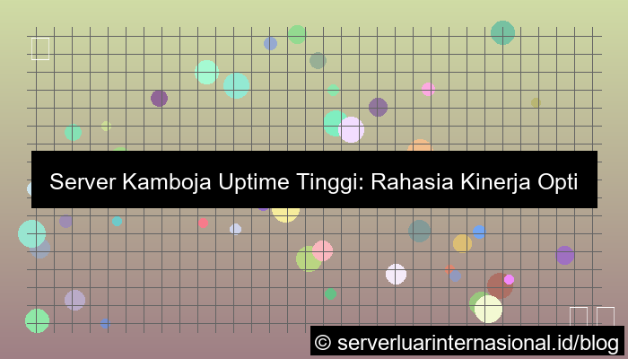 grafik server kamboja uptime tinggi