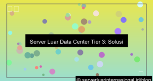 ilustrasi server luar data center tier 3