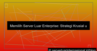 ilustrasi server luar enterprise