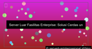 ilustrasi server luar fasilitas enterprise