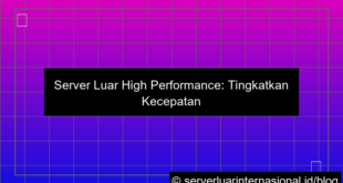 server luar high performance