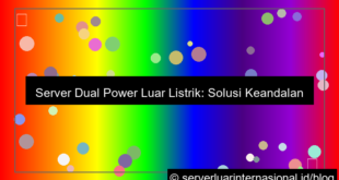 grafik server luar listrik dual power