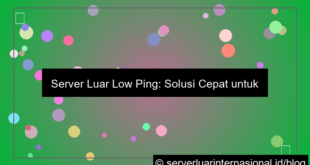 server luar low ping