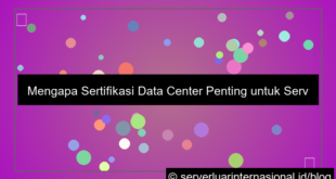 ilustrasi server luar sertifikasi data center
