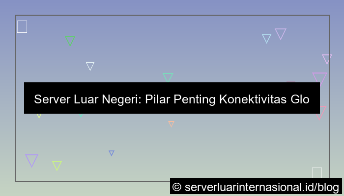 ilustrasi server luar untuk ekosistem global
