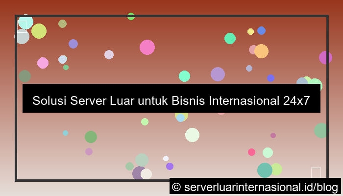 grafik server luar untuk sistem internasional 24x7