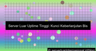 server luar uptime tinggi