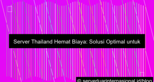 server thailand hemat biaya