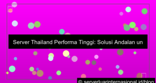 server thailand high performance
