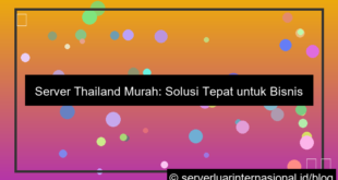 ilustrasi server thailand murah