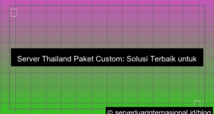 server thailand paket custom