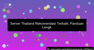 server thailand rekomendasi