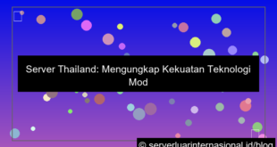 desain server thailand teknologi modern