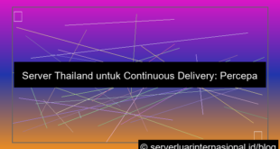 ilustrasi server thailand untuk continuous delivery
