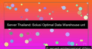 visual server thailand untuk data warehouse