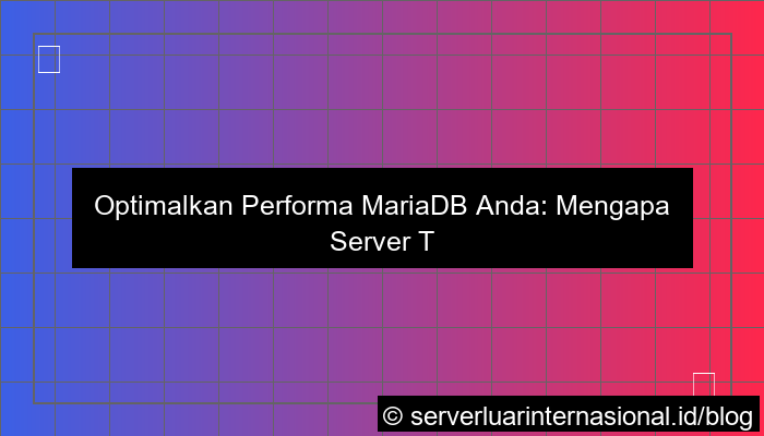 server thailand untuk mariadb