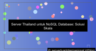 server thailand untuk nosql database