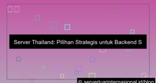 server thailand untuk saas backend