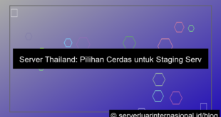 server thailand untuk staging server