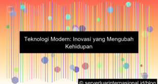 teknologi modern