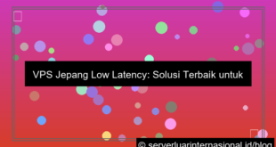 ilustrasi vps jepang low latency