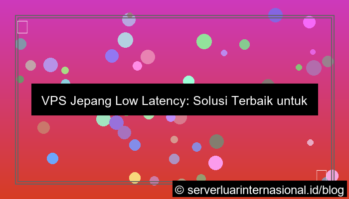 ilustrasi vps jepang low latency