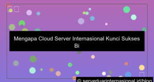 desain cloud server internasional