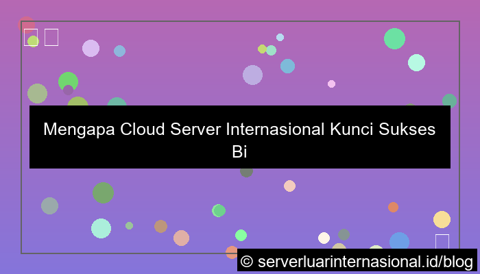 desain cloud server internasional