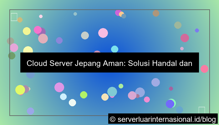 ilustrasi cloud server jepang aman