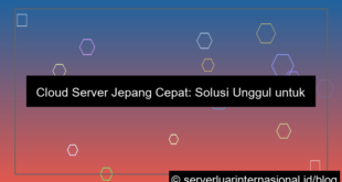 cloud server jepang cepat