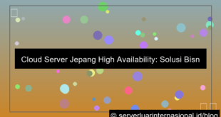 desain cloud server jepang high availability