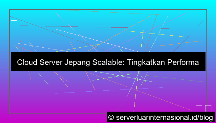 cloud server jepang scalable