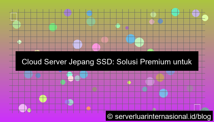 cloud server jepang ssd