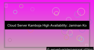 gambar cloud server kamboja high availability