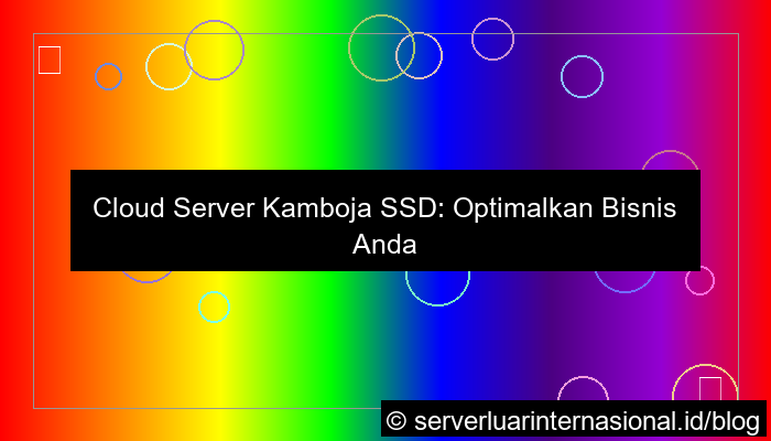 cloud server kamboja ssd