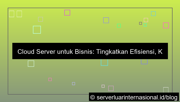 visual cloud server luar bisnis