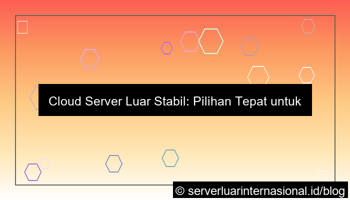 grafik cloud server luar stabil