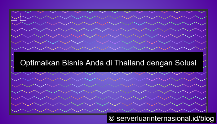 cloud server thailand bisnis