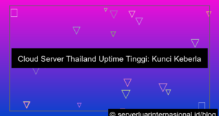 gambar cloud server thailand uptime tinggi