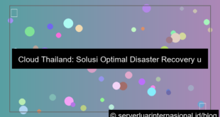 desain cloud thailand untuk disaster recovery