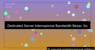 visual dedicated server internasional bandwidth besar