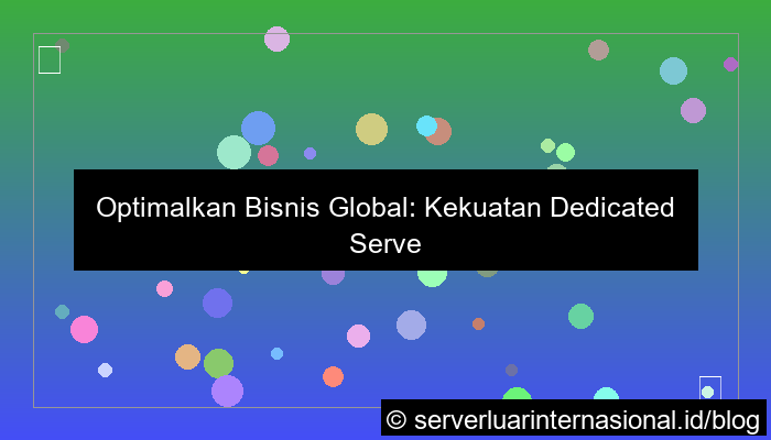 desain dedicated server internasional data center global