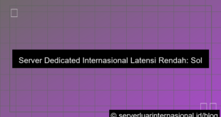dedicated server internasional low latency