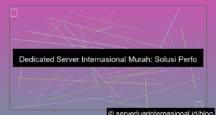 dedicated server internasional murah