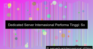 dedicated server internasional performa tinggi